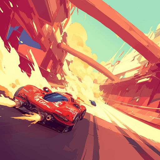 Dangerous Racing Car Avoidance